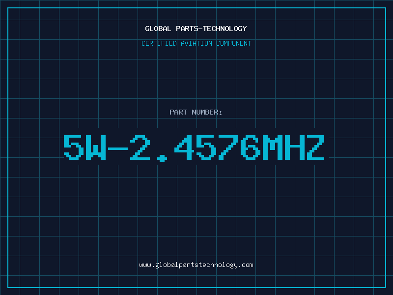 Aviation Part 5W-2.4576MHZ