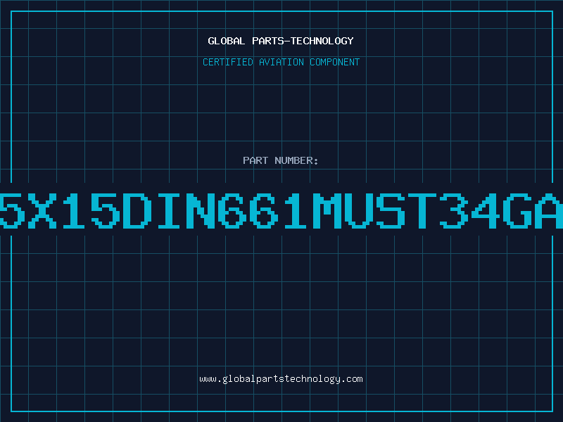 Aviation Part 5X15DIN661MUST34GA