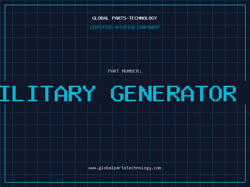 Aviation Part 5kw military generator parts