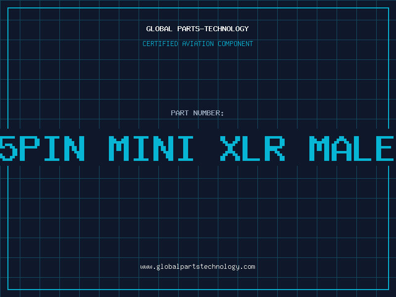 Aviation Part 5pin Mini XLR Male
