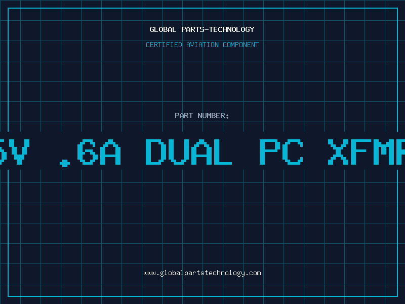 Aviation Part 5v .6a Dual PC Xfmr