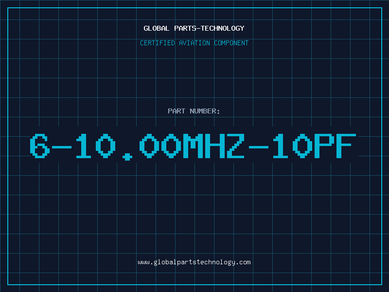 Aviation Part 6-10.00MHZ-10PF
