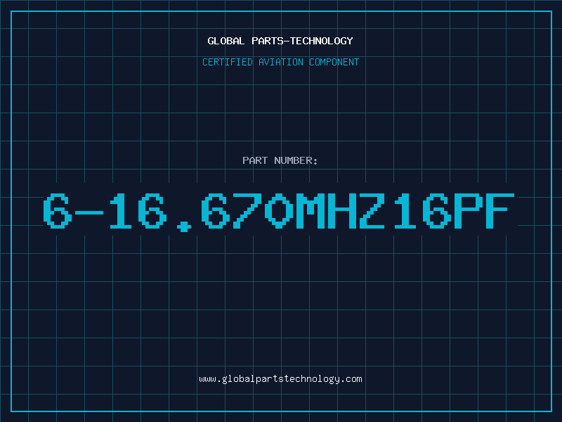 Aviation Part 6-16.670MHZ16PF