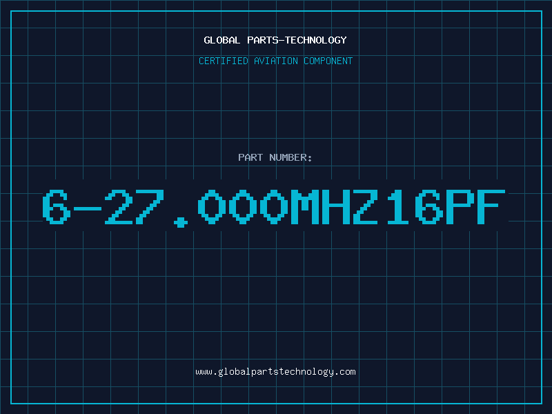 Aviation Part 6-27.000MHZ16PF