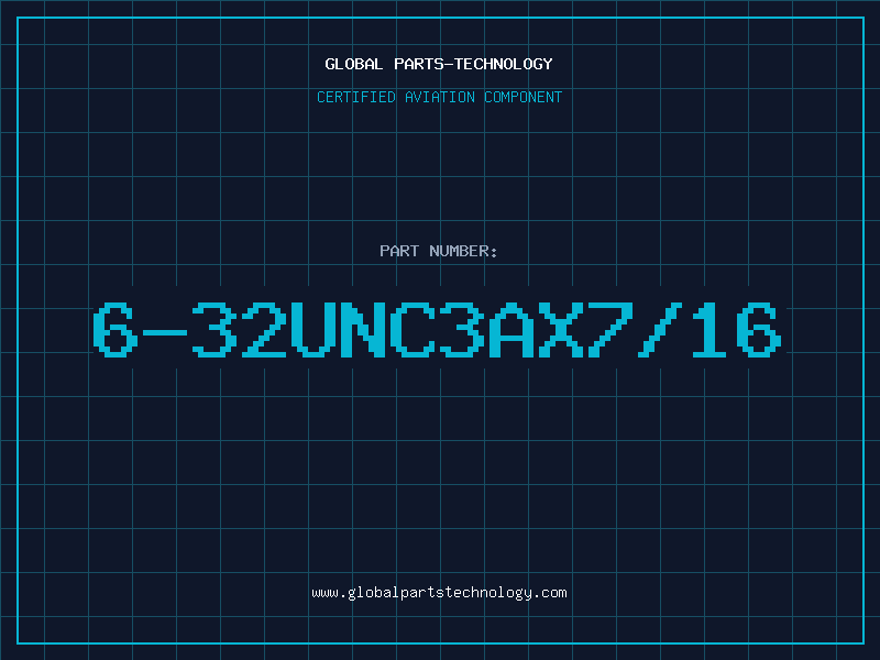 Aviation Part 6-32UNC3AX7/16