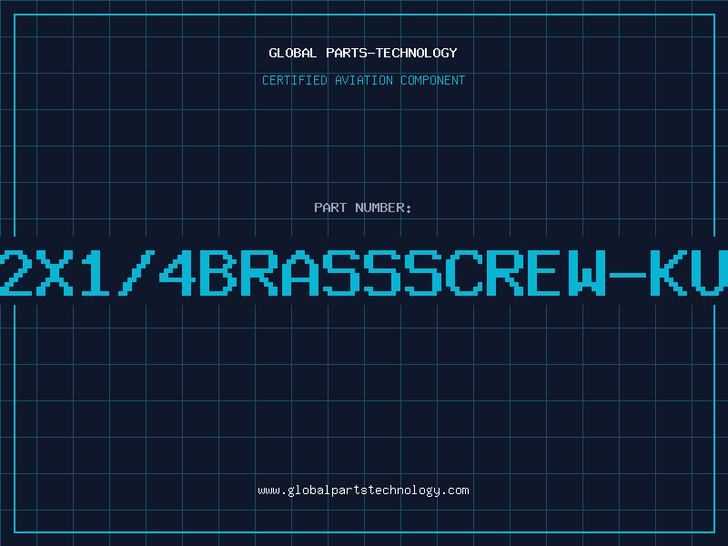 Aviation Part 6-32X1/4BRASSSCREW-KULKA