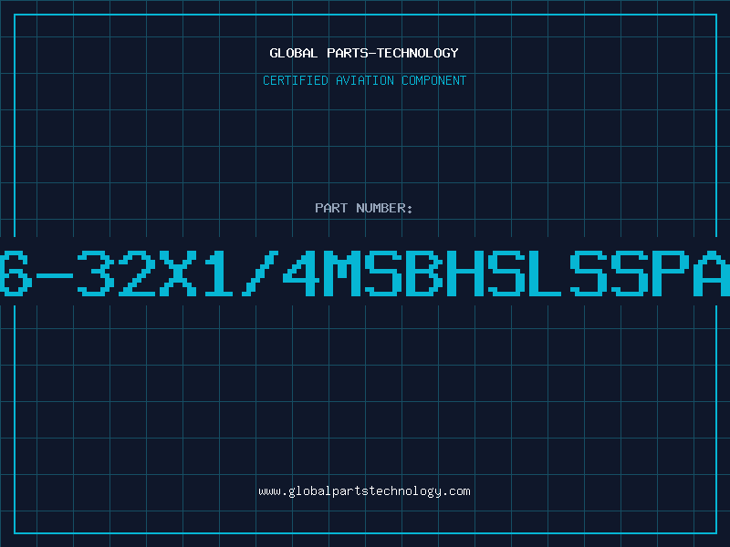 Aviation Part 6-32X1/4MSBHSLSSPA