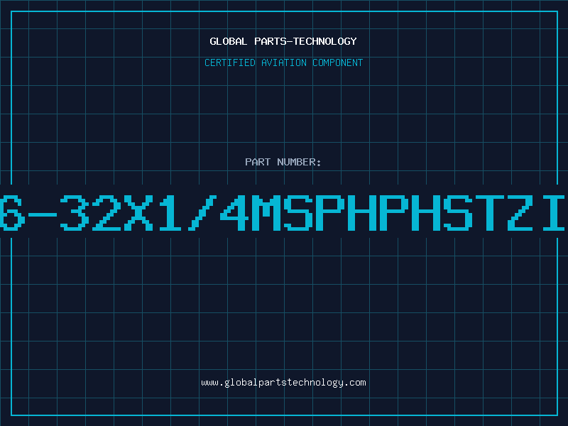 Aviation Part 6-32X1/4MSPHPHSTZI