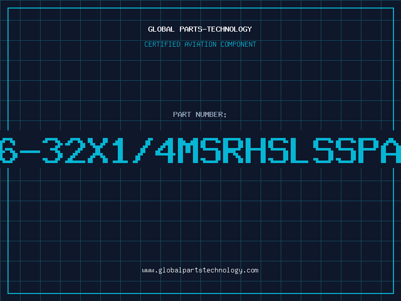 Aviation Part 6-32X1/4MSRHSLSSPA