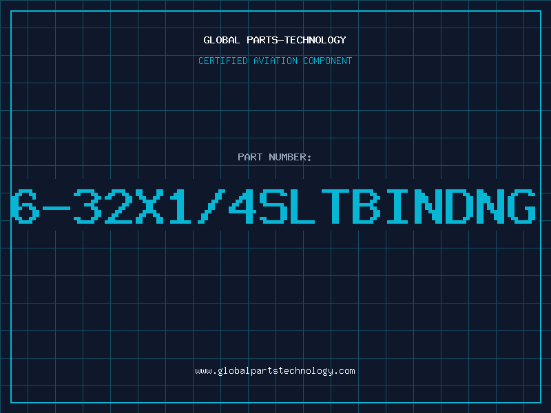 Aviation Part 6-32X1/4SLTBINDNG