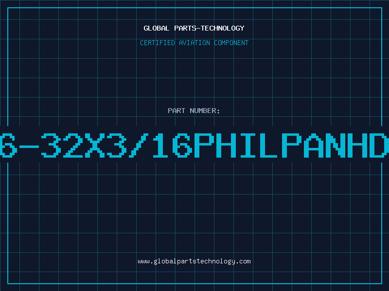 Aviation Part 6-32X3/16PhilPanHD