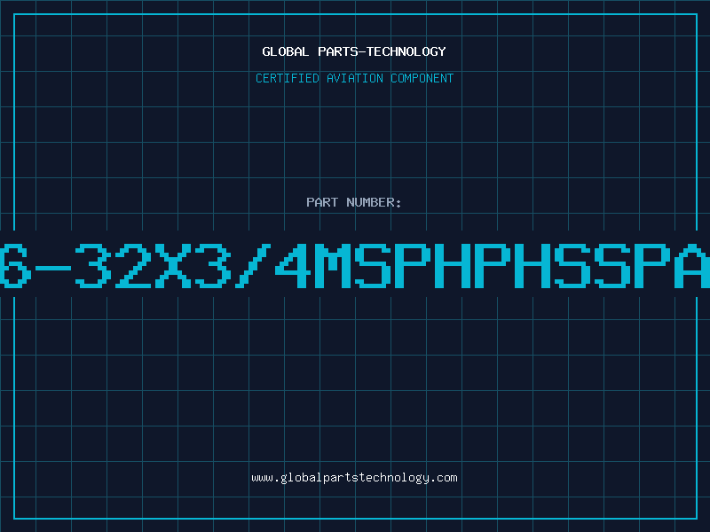 Aviation Part 6-32X3/4MSPHPHSSPA