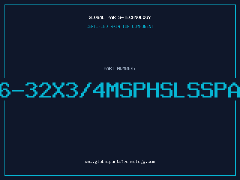 Aviation Part 6-32X3/4MSPHSLSSPA