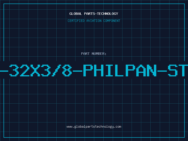 Aviation Part 6-32X3/8-PHILPAN-STL