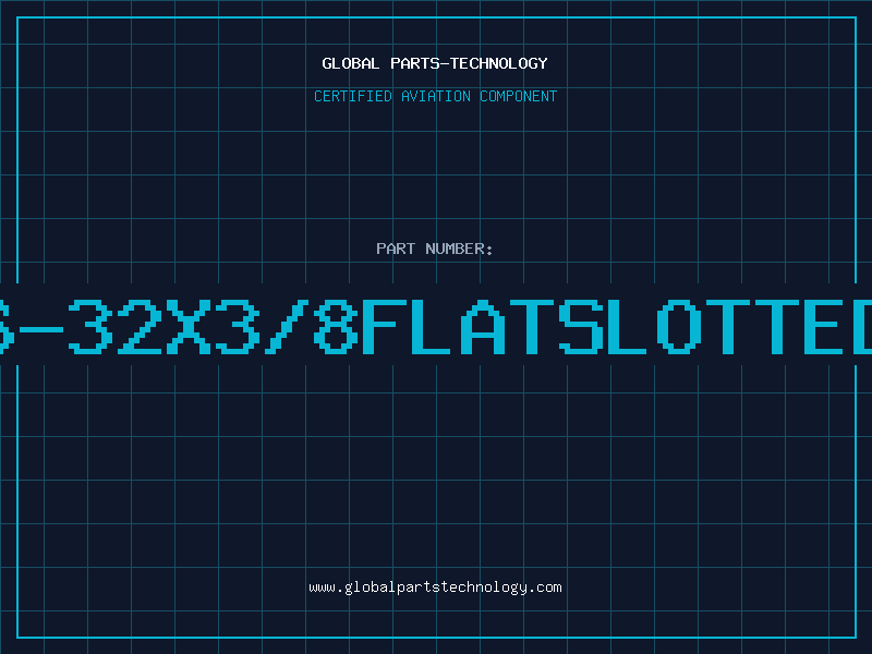Aviation Part 6-32X3/8FLATSLOTTED
