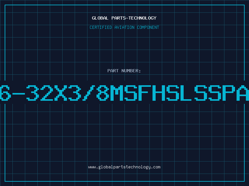 Aviation Part 6-32X3/8MSFHSLSSPA