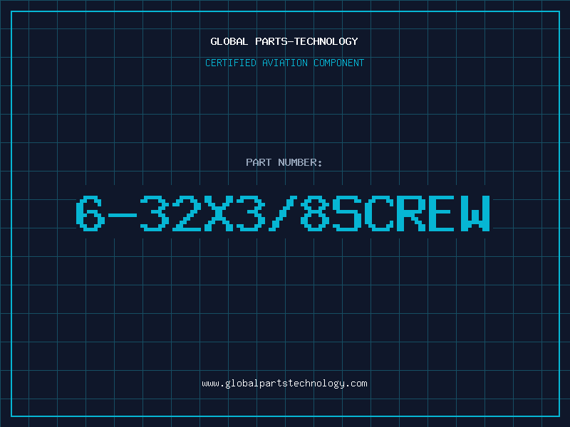 Aviation Part 6-32X3/8SCREW