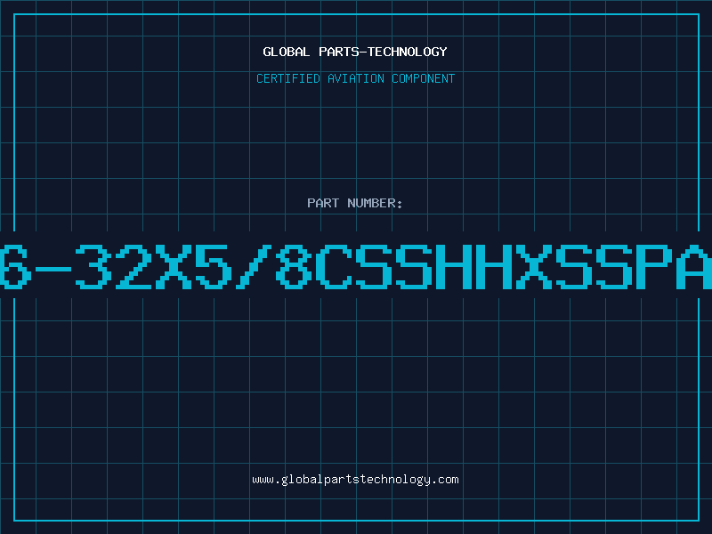 Aviation Part 6-32X5/8CSSHHXSSPA