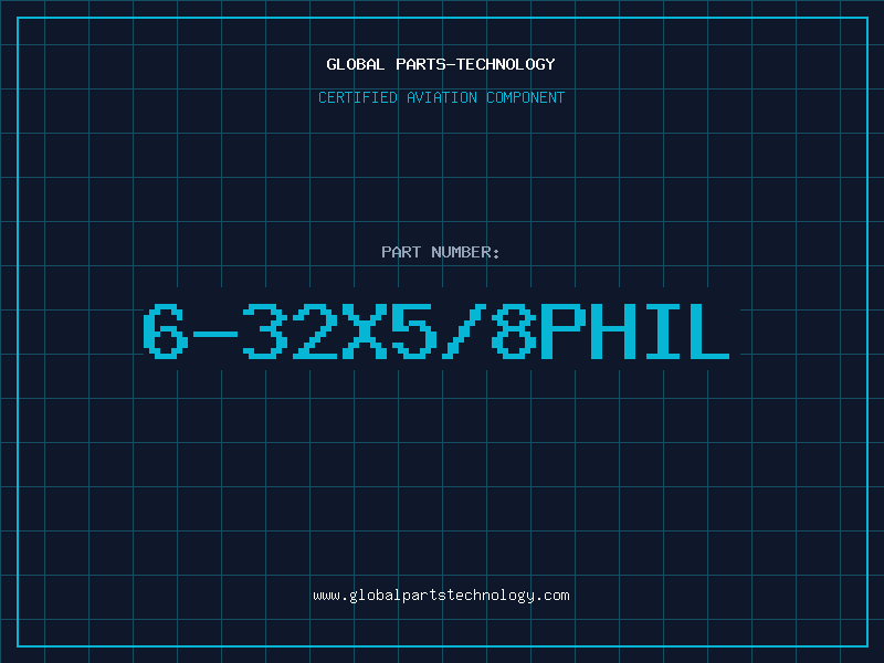 Aviation Part 6-32X5/8PHIL