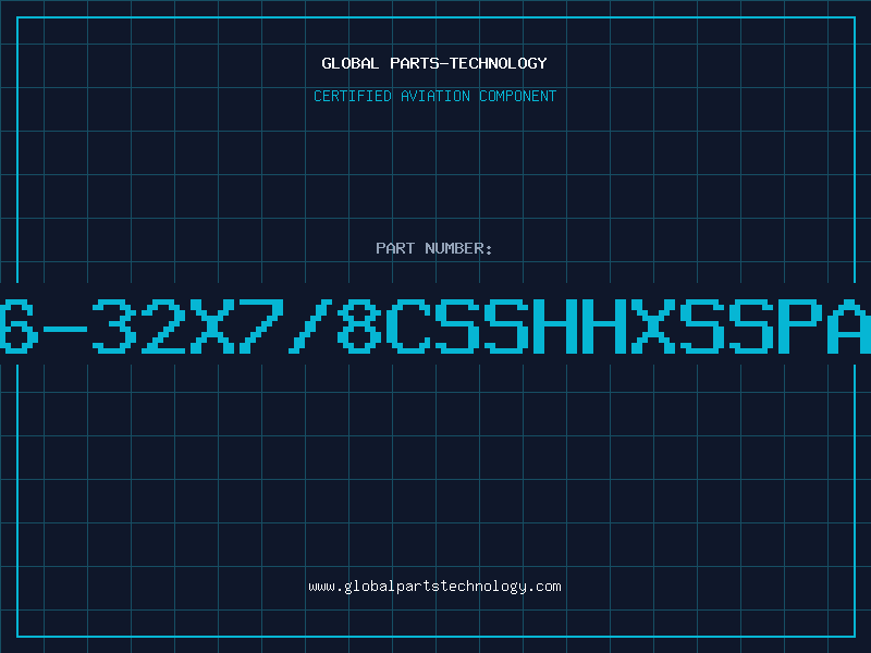 Aviation Part 6-32X7/8CSSHHXSSPA