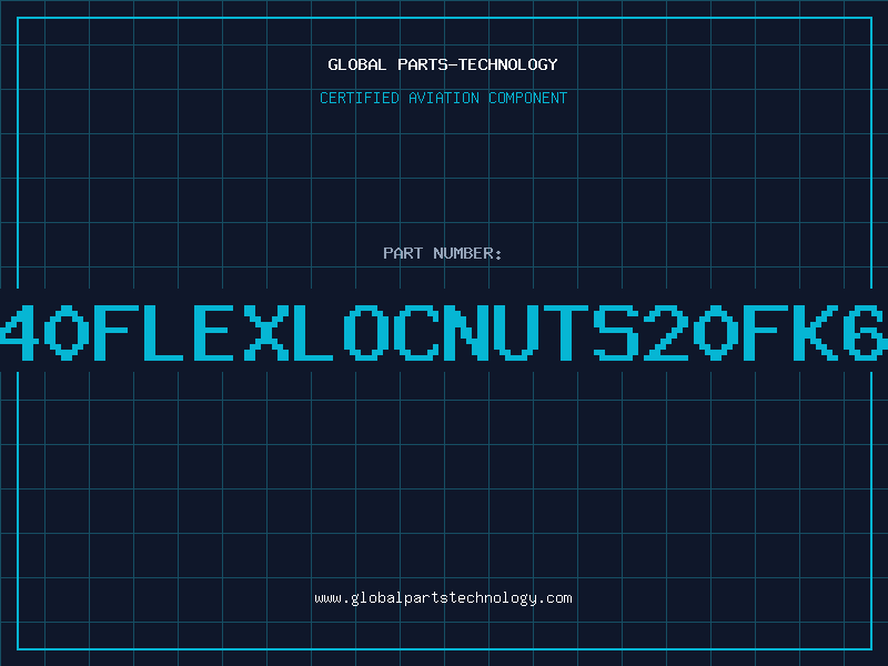Aviation Part 6-40FlexlocNuts20FK640