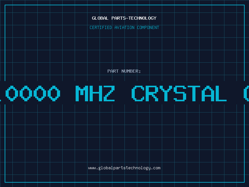 Aviation Part 6.0000 MHZ CRYSTAL OS