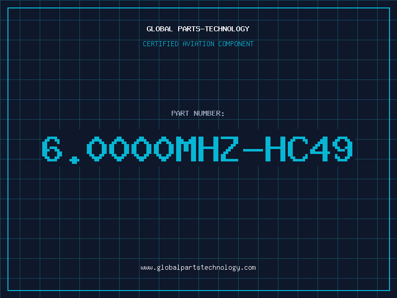 Aviation Part 6.0000MHZ-HC49