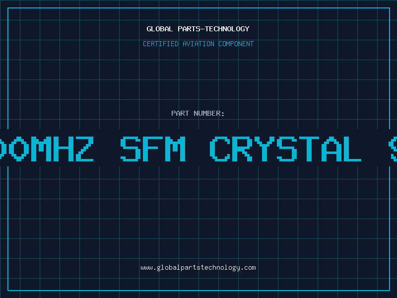 Aviation Part 6.000MHZ SFM CRYSTAL 97 D