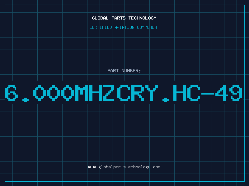 Aviation Part 6.000MHZCRY.HC-49