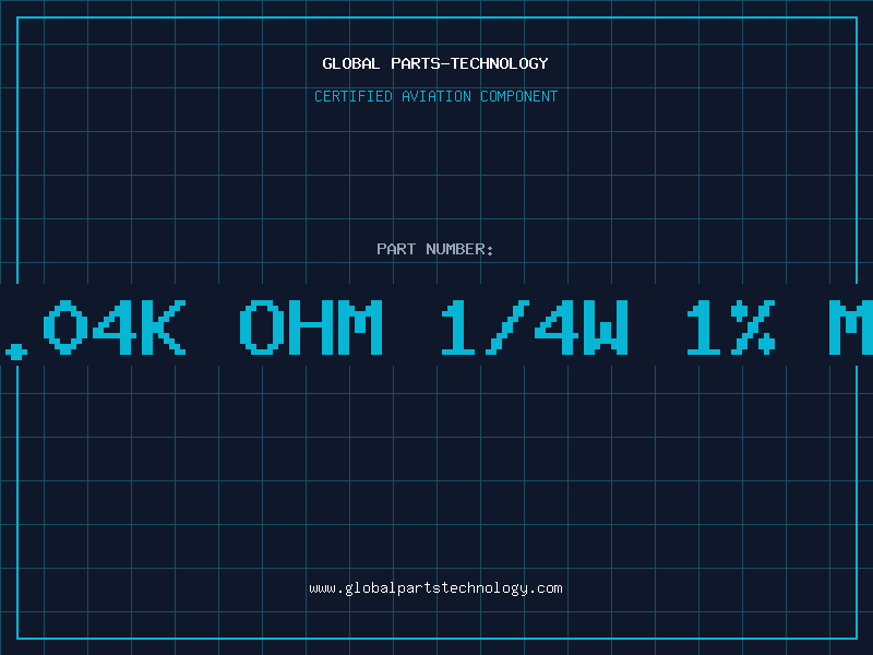 Aviation Part 6.04K OHM 1/4W 1% MF