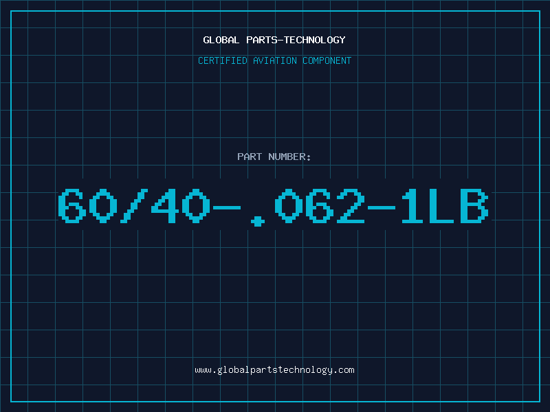 Aviation Part 60/40-.062-1LB