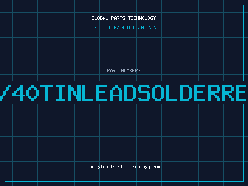 Aviation Part 60/40TinLeadSolderReel