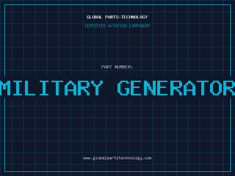 Aviation Part 60 kw military generator parts