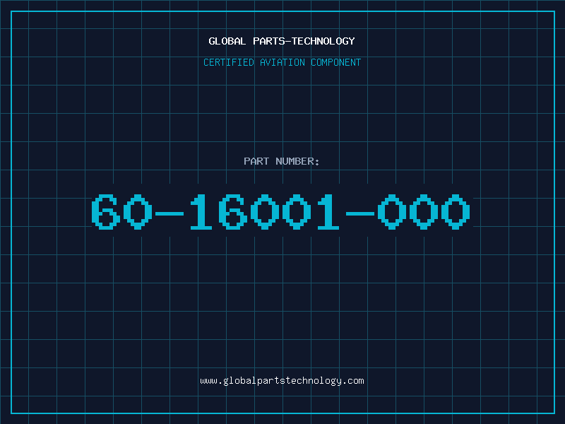 Aviation Part 60-16001-000