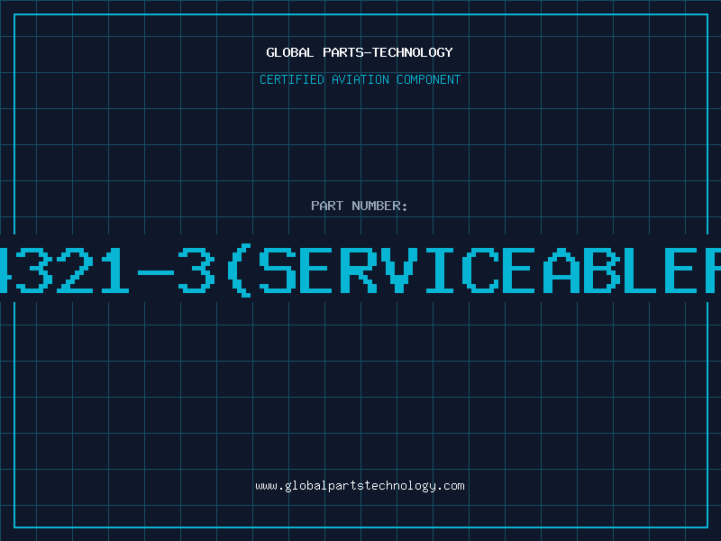 Aviation Part 60-4321-3(serviceablepart