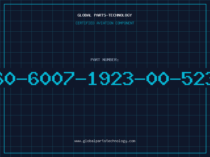 Aviation Part 60-6007-1923-00-523