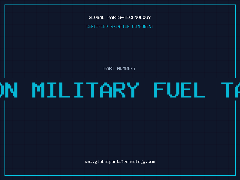 Aviation Part 600 gallon military fuel tank parts