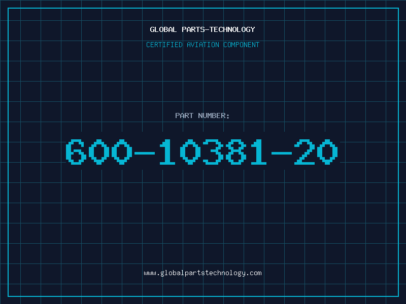 Aviation Part 600-10381-20