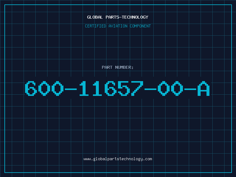 Aviation Part 600-11657-00-A
