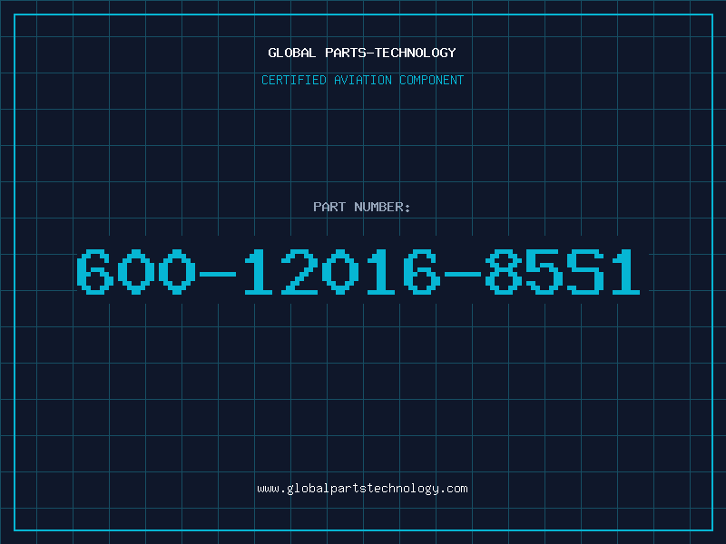 Aviation Part 600-12016-85S1