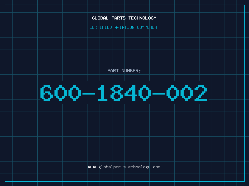 Aviation Part 600-1840-002