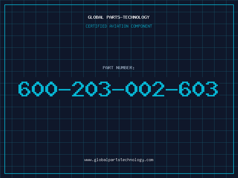 Aviation Part 600-203-002-603