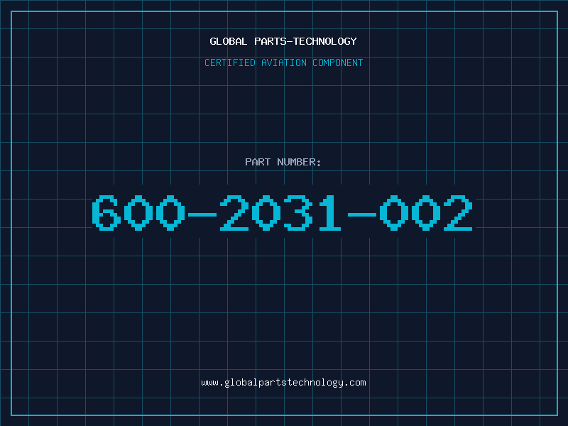 Aviation Part 600-2031-002