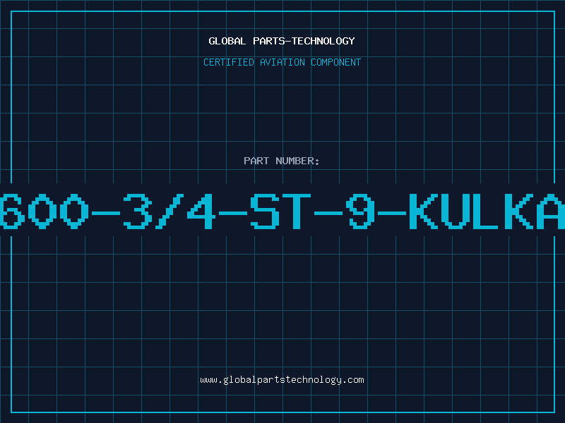 Aviation Part 600-3/4-ST-9-KULKA