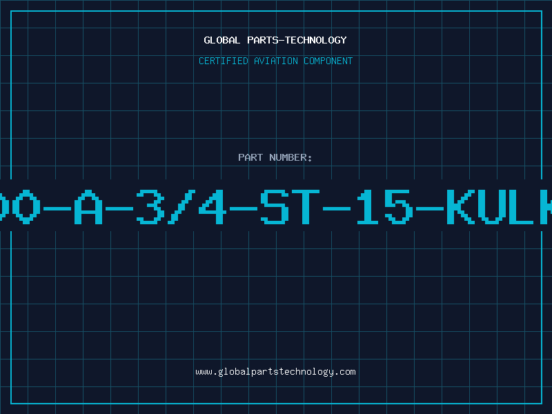 Aviation Part 600-A-3/4-ST-15-KULKA