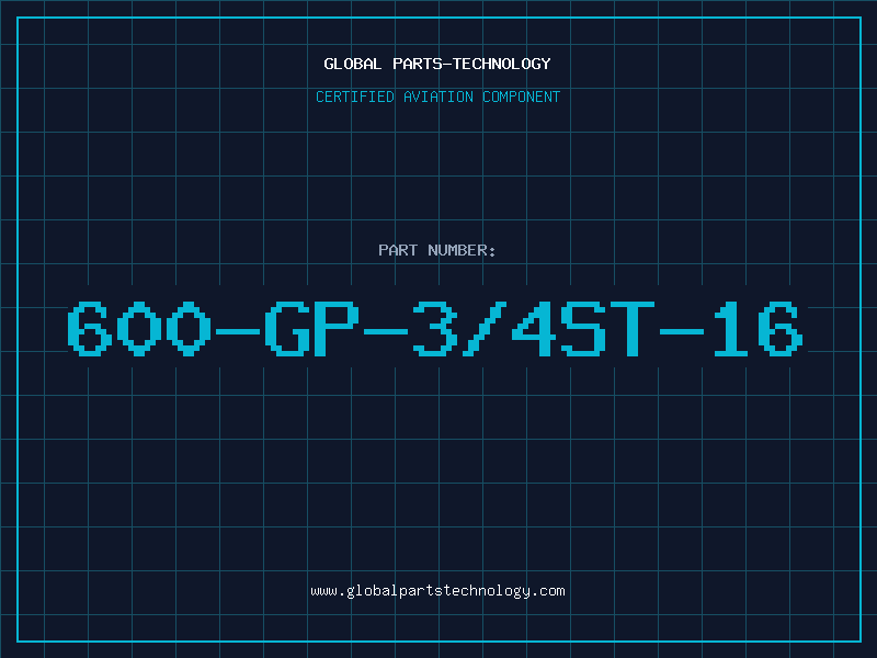 Aviation Part 600-GP-3/4ST-16
