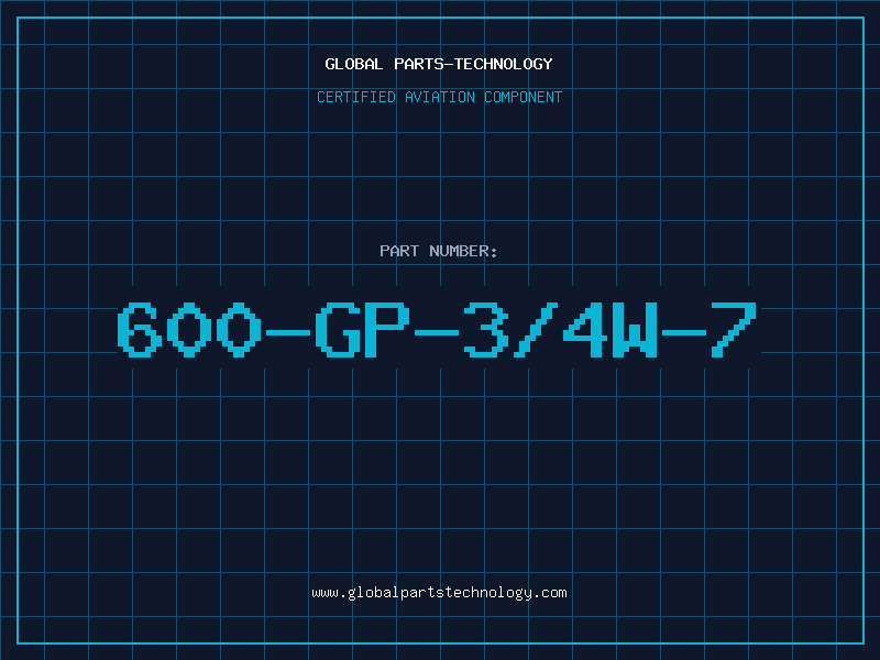 Aviation Part 600-GP-3/4W-7