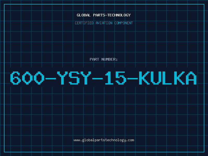 Aviation Part 600-YSY-15-KULKA
