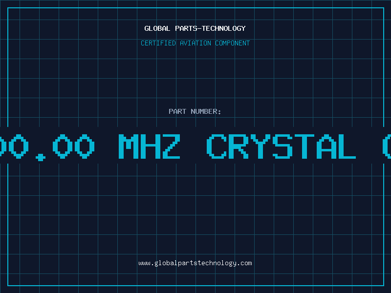 Aviation Part 600.00 MHZ CRYSTAL OS
