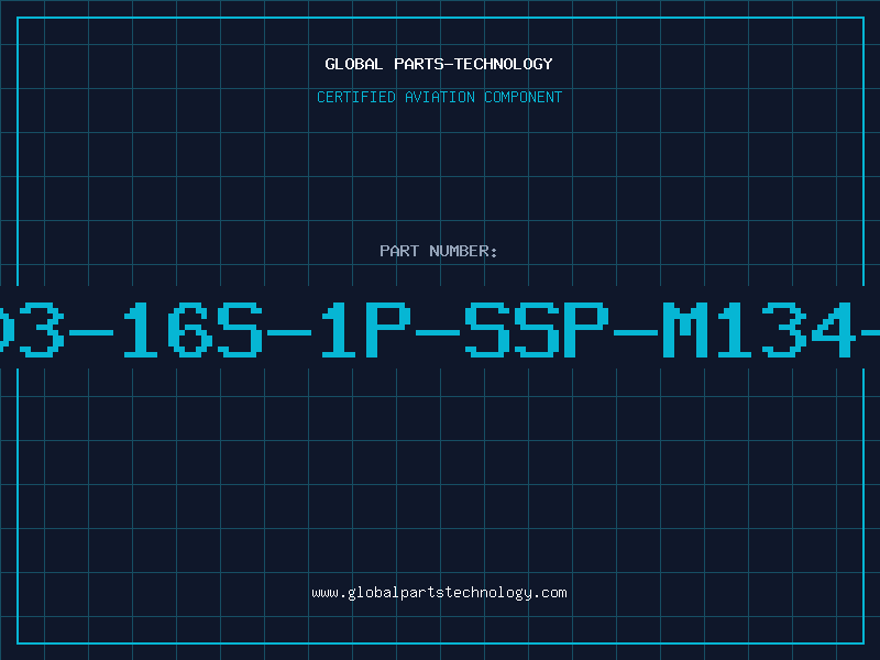 Aviation Part 6003-16S-1P-SSP-M134-01